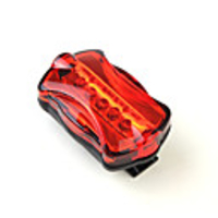 Water Resistant 5 LED Bicycle Safety Light