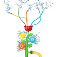 Water Sprinkler for Kids Water Toys Splash Flower Spray Toy for Fun Summer Lawn Backyard Yard Games Outside Outdoor Toys Girls Boys Kindergarten Preschoolers Gift Aged 3 4 5 6 7 8 9 10 Year Old miniinthebox