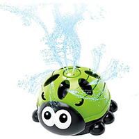 Water Sprinkler Toy for Kids and Toddlers - Summer Outdoor Lawn Backyard Water Toy - Rotatable Animal Shaped Bath Toy - Attaches to Garden Hose(Beetle Sprinkler Toy Green) miniinthebox