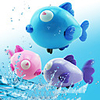 Water Toys Bathtub Pool Toys Water Play Sets Bath Toys Fish Plastic Floating Wind Up Pool Kid