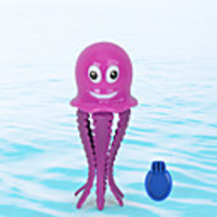 Water Toys Bathtub Pool Toys Water Play Sets Bath Toys Octopus ABS Lighting Floating Pool Bathtub Kid