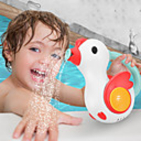 Water Toys Bathtub Pool Toys Water Play Sets Bath Toys Swan Plastic Floating Pool Kid