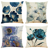 Watercolor Double Side Cushion Cover 4PC Soft Decorative Square Throw Pillow Cover Cushion Case Pillowcase for Bedroom Livingroom Superior Quality Machine Washable Indoor Cushion for Sofa Couch Bed Chair miniinthebox