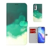 Watercolor Series Wallet Phone Case For Oppo Find X3 Lite A92s A92 A72 A52 A53 A33 A11x A9 A5 Magnetic Flip PU Leather Case with Card Holder Kickstand Full Body Protective Cover miniinthebox