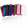 Waterdrop Pattern Plated Protective Case for iPhone 4 (5 Pack,  Random Colors)