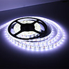 Waterproof 5M 300x5050 SMD White Light LED Strip Lamp with AC Adapter Set (100-240V,  2-Pack)