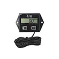 Waterproof Battery Replaceable Hour meter Tachometer Stroke Small Engine Spark For Boat Outboard Mercury