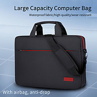 Waterproof Briefcase Crossbody Bag Suitable Laptop Bag For 15.6-Inch Handbag Large-Capacity Shoulder Bag miniinthebox