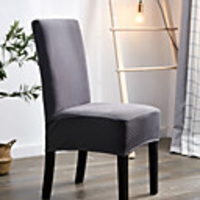Waterproof Chair Cover Solid Colored Printed Polyester Slipcovers Simple Comfortable Soft Chair Cover