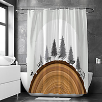 Waterproof Fabric Shower Curtain Bathroom Decoration and Modern and Animal Series miniinthebox