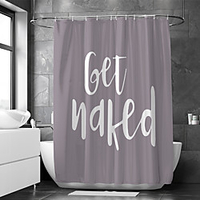 Waterproof Fabric Shower Curtain Bathroom Decoration and Modern and Characters miniinthebox