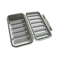 Waterproof Fly Fishing Box (10 Rows,  Gray)