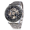 Waterproof Self-Winding Mechanical Silver Wrist Watch