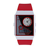 Waterproof Sporty Dual-Time Digital Watch with Date and Alarm