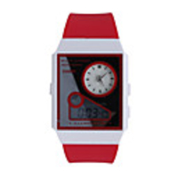 Waterproof Sporty Dual-Time Digital Watch with Date and Alarm