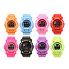 Waterproof Sporty Single Movement Digital Stop Watch with Night Light - 5 Pack Random Color