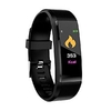 WAZA ID115 PLUS Smart Wristband Bluetooth Fitness Tracker Support Notify/ Heart Rate Monitor Waterproof Sports Smartwatch Compatible Samsung/ Android/iPhone