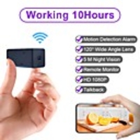 WD9 Portable WiFi IP Mini Camera P2P Night Vision Wireless Micro Camcorder Video Recorder Support Remote View on Phone