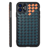Weaved Case For Huawei Nova 7 Mate 30 20 P40 P30 Pro SE 5G Shockproof Back Cover Lines / Waves PU Leather