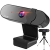 Webcam HD Desktop Laptop PC Web Camera 2K with Microphone USB Plug and Play Teaching Live Conference Computer Cameras HD2K