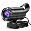 Webcam HD Desktop Laptop PC Web Camera 4k with Microphone USB Plug and Play Teaching Live Conference Computer Cameras HD 4k