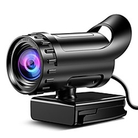 Webcam HD Desktop Laptop PC Web Camera 4k with Microphone USB Plug and Play Teaching Live Conference Computer Cameras HD 4k