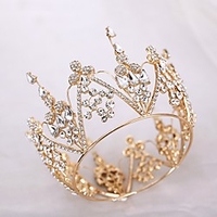 Wedding Bridal Alloy Headdress with Rhinestone 1 Piece Wedding / Special Occasion Headpiece