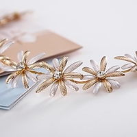 Wedding Bridal Alloy Headdress with Rhinestone 2 Wedding / Special Occasion Headpiece