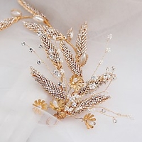 Wedding Bridal Rhinestone / Alloy Headdress with Rhinestone 1 set Wedding / Special Occasion Headpiece