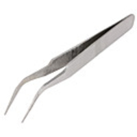 WeiTus Stainless Steel Precision Angled Tweezers