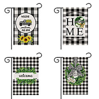 Welcome Garden Flag Double Sided Outdoor Holidays Yard Flag Holidays Vertical Flags miniinthebox