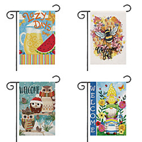 Welcome Garden Flag Double Sided Outdoor Holidays Yard Flag Holidays Vertical Flags miniinthebox