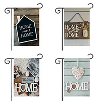 Welcome Home Garden Flag Double Sided Outdoor Holidays Yard Flag Holidays Vertical Flags miniinthebox