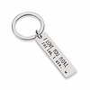 well-made i love you more.the end i win stainless steel key chain lettering keychain(none sv)