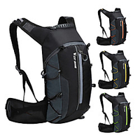 WEST BIKING 10 L Cycling Backpack Sports Leisure Bag Waterproof Portable Wearable Bike Bag Nylon Bicycle Bag Cycle Bag Cycling Hiking Outdoor Exercise / Reflective Strips