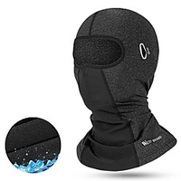WEST BIKING Balaclava Patchwork Solid Color Sunscreen Fast Dry Breathability Stretchy Sweat wicking Bike / Cycling Black Grey Spandex Summer for Unisex Adults