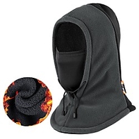 WEST BIKING Balaclava Patchwork Solid Color Windproof Sunscreen Warm Soft Stretchy Bike / Cycling Black / Blue BlackGray Winter for Unisex Adults