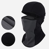 WEST BIKING Balaclava Patchwork Sunscreen Fast Dry Breathability Stretchy Sweat wicking Bike / Cycling Dark Gray Sky Blue BlackGray Spandex Summer for Unisex Adults