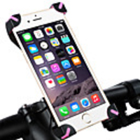 WEST BIKING Bike Phone Mount Adjustable / Retractable Anti-Slip Durable for Road Bike Mountain Bike MTB PVC(PolyVinyl Chloride) iPhone X iPhone XS iPhone XR Cycling Bicycle Black Black / Red