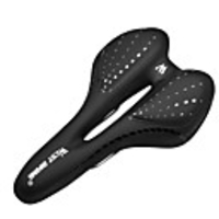 WEST BIKING Bike Saddle / Bike Seat Extra Wide / Extra Large Breathable Comfort Hollow Design PU Leather Silica Gel Cycling Road Bike Mountain Bike MTB Folding Bike Black / Red Black / Green Black
