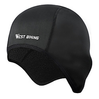 WEST BIKING Cycling Beanie / Hat Helmet Liner Skull Cap Beanie Thermal / Warm UV Resistant Fleece Lining Breathable Warm Bike / Cycling Black Grey Fleece Polyester Spandex Winter for Men