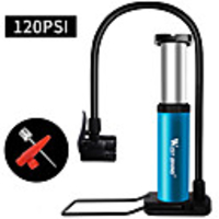WEST BIKING Mini Bike Pump Bike Floor Pump Portable Lightweight Durable Accurate Inflation Stable For Road Bike Mountain Bike MTB Cycling Bicycle Steel Alloy Silver Red Blue