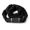WEST BIKING Password lock Bike Chain Lock Portable Foldable Locking Security Durable Anti-cutting For Road Bike Mountain Bike MTB Cycling Bicycle Aluminum Alloy ABS Black