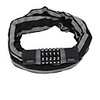 WEST BIKING Password lock Bike Chain Lock Portable Foldable Locking Security Durable Anti-cutting For Road Bike Mountain Bike MTB Cycling Bicycle Aluminum Alloy ABS GrayWhite