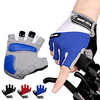 WEST BIKING Winter Gloves Bike Gloves / Cycling Gloves Biking Gloves Breathable Quick Dry Wearable Skidproof Fingerless Gloves Sports Gloves Lycra Black Red Blue for Adults