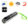 WF-T6 Portable Super Bright LED Flashlight,  Stainless Steel Metal Body,  Silver