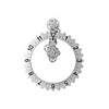 Wheel Gear Design Reversed Wall Clock Decoration Silver (QWN136)