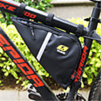 Wheel up 2.48 L Bike Frame Bag Top Tube Triangle Bag Large Capacity Portable Wearable Bike Bag Oxford Bicycle Bag Cycle Bag Cycling Outdoor Exercise Trail