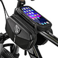 Wheel up Bike Frame Bag Top Tube 6 inch Waterproof Cycling for Cycling Black Mountain Bike / MTB Road Bike Outdoor Exercise