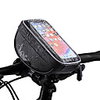 Wheel up Bike Handlebar Bag 6 inch Waterproof Cycling for Cycling Black Mountain Bike / MTB Road Bike Outdoor Exercise
